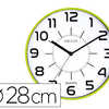 HORLOGE UNILUX POP QUARTZ HAUT E PRACISION SILENCIEUSE PILE 1,5V AA FOURNIE DIAMETRE 28,5CM LISIBILITA 30 METRES VERT