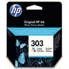 HP 303 Blister Tri-colour Ink Cartridge