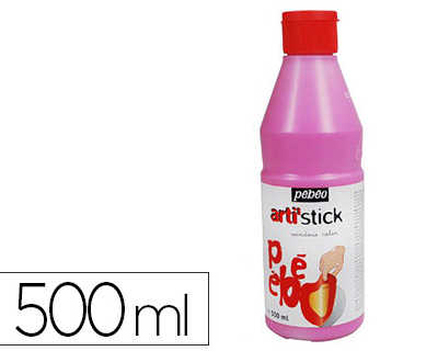 peinture-p-b-o-arti-stick-pelliculable-repositionnable-coloris-vifs-transparents-rouge-bidon-500ml