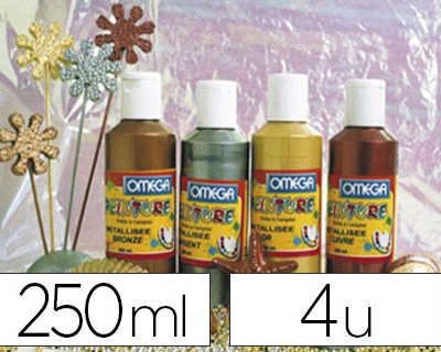 gouache-matallisae-omaga-onctu-euse-tous-supports-sachage-rapide-coloris-assortis-bo-te-4-flacons-250ml