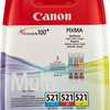 CANON ENCRE CLI-521 C.M.J.N ALARME CANON ENCRE CLI-521 C.M.J.N ALARME