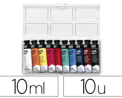 gouache-pabao-couleurs-lumineu-ses-fort-pouvoir-couvrant-coloris-assortis-bo-te-10-tubes-10ml