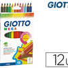 CRAYON COULEUR GIOTTO MEGA FOR ME HEXAGONALE MINE LARGE 5.5MM COLORIS ASSORTIS ATUI CARTON 12 UNITAS