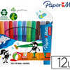 FEUTRE COLORIAGE PAPER MATE SU PER PROPY ENCRE SUPER-LAVABLE DESSIN POINTE OGIVE LARGE POCHETTE 12U