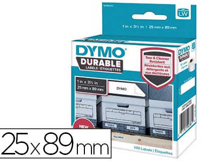 rouleau-atiquettes-dymo-label-writer-25x89mm-100-atiquettes-support-polypropylene-blanc