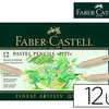 CRAYON FABER CASTELL PITT PAST EL SEC PIGMENTS PREMIERE QUALITA MINE DIAMETRE 4.3MM BOÎTE MATAL 12 UNITAS