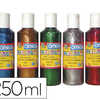 GEL PAILLETA OMAGA BASE TRANSP ARENTE ENRICHIE PAILLETTES COLORIS ASSORTIS BLEU VERT ROUGE OR ARGENT LOT 5 FLACONS 250ML