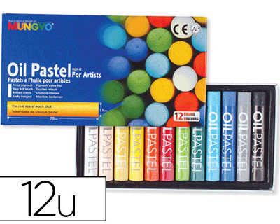 pastel-huile-mungyo-70mm-pigme-ntation-extra-fine-texture-onctueuse-pouvoir-couvrant-diametre-18mm-bo-te-12-unitas