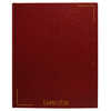 LIVRE D'OR SIGN SIMIL CUIR 205 X260MM 128F ASPECT CROCO PAPIER CREME LIGNA COLORIS BORDEAUX