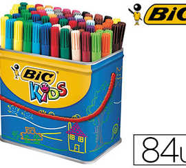 feutre-bic-kids-visa-coloriage-encre-lavable-capuchon-ventila-pointe-bloquae-ultra-rasistante-pot-84-unitas