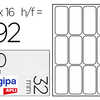 ATIQUETTE ADHASIVE APLI AGIPA MULTI-USAGE 32X70MM LASER JET D'ENCRE FORMATS PARAMATRAS ATUI A5 192 UNITAS