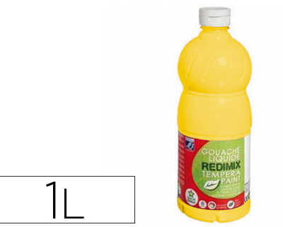 gouache-lefranc-bourgeois-liqu-ide-redimix-non-toxique-fluide-couvrante-pr-te-al-emploi-jaune-primaire-flacon-1000ml