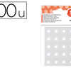 OEILLET ADHÉSIF LIDERPAPEL CONSERVATION FEUILLE PERFORÉE ÉTUI 5F 100 UNITÉS OEILLET ADHÉSIF LIDERPAPEL CONSERVATION FEUILLE PERFORÉE ÉTUI 5F 100 UNITÉS