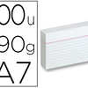 FICHE BRISTOL FOLIA LIGNÉE 190G DIN A7 COLORIS BLANC BLOC 100 UNITÉS FICHE BRISTOL FOLIA LIGNÉE 190G DIN A7 COLORIS BLANC BLOC 100 UNITÉS