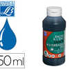 ENCRE AL'EAU LEFRANC BOURGEOI S PLUME PINCEAU MULTI-SUPPORTS COULEUR BLEU PRIMAIRE FLACON 250ML