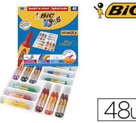 marqueur-bic-kids-dacoralo-ino-dore-insachable-air-pointe-ogive-indaformable-bloquae-couleurs-vives-schoolpack-48-unitas