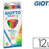 CRAYON COULEUR GIOTTO STILNOVO TRI FORME TRIANGULAIRE 7MM MINE 3.3MM COLORIS ASSORTIS ATUI CARTON 12 UNITAS