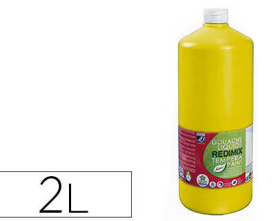 gouache-lefranc-bourgeois-liqu-ide-redimix-non-toxique-fluide-couvrante-pr-te-al-emploi-jaune-primaire-flacon-2000ml