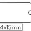ATIQUETTE AFIL APLI AGIPA 15X 24MM CARTONNETTE BLANCHE FIL BLANC COTON PAQUET 200 UNITAS