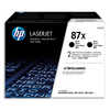 HP 87X 2-pack High Yield Black