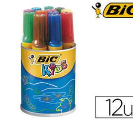 marqueur-bic-kids-dacoralo-ino-dore-insachable-air-pointe-ogive-indaformable-bloquae-couleurs-tres-vives-pot-12-unitas