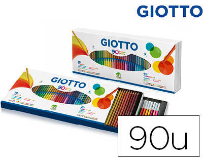crayon-couleur-giotto-stilnovo-feutre-giotto-turbo-color-set-50-crayons-40-feutres
