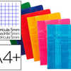 CAHIER PIQUA CLAIREFONTAINE PA PIER VALIN VELOUTA COUVERTURE PELLICULAE A4+ 24X32CM 96 PAGES 90G 5X5MM