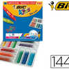 FEUTRE BIC KIDS KID COULEUR CO LORIAGE ENCRE ULTRA-LAVABLE CAPUCHON VENTILÉ POINTE BLOQUÉE COFFRET SCOLAIRE 144U