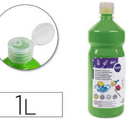 gouache-scolaire-liderpapel-li-quide-lavable-fermeture-s-curit-brillante-coloris-vert-1000ml