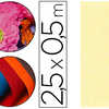 PAPIER CRAPON CLAIREFONTAINE D ENSITA CRÊPAGE 60% 40G/M2 50CMX2.5M UNICOLORE JAUNE PAILLE POCHETTE 10F PAPIER CRAPON CLAIREFONTAINE D ENSITA CRÊPAGE 60% 40G/M2 50CMX2.5M UNICOLORE JAUNE PAILLE POCHETTE 10F