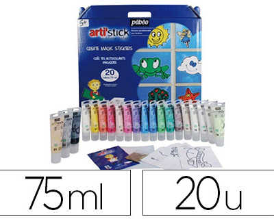 peinture-pabao-arti-stick-pell-iculable-repositionnable-effet-vitrail-couleurs-assorties-valisette-20-tubes-75ml