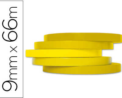 ruban-adhasif-q-connect-scelle-use-sac-9mmx66m-coloris-jaune