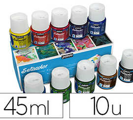 peinture-textile-pabao-satacol-or-tissus-clairs-couleurs-assorties-mates-bo-te-10-pots-45ml