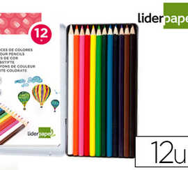 crayon-couleur-liderpapel-bois-hexagonal-mine-extra-r-sistante-174-5mm-12-coloris-assortis-tui-m-tallique