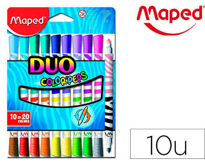feutre-coloriage-maped-duo-color-peps-long-life-pointe-conique-robuste-lavable-20-coloris-assortis-pochette-10-unit-s