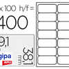 ATIQUETTE ADHASIVE APLI AGIPA MULTI-USAGE 99.1X38.1MM TOUTE IMPRIMANTE COINS ARRONDIS BOÎTE 1400 UNITAS