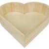 PLATEAU EN BOIS GRAINE CRAATIV E 220X190X50MM FORME COEUR