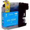Brother LC-123C Jet d'Encre Cyan Compatible