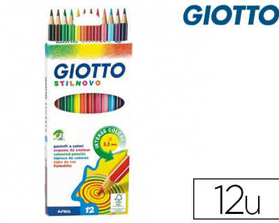 crayon-couleur-giotto-stilnovo-hexagonal-6-8mm-mine-qualita-suparieure-3-3mm-coloris-vifs-intenses-atui-carton-12-unita