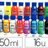 GOUACHE LIQUIDE PABAO BRILLO P RÊTE AL'EMPLOI OPAQUE ONCTUEUSE BRILLANCE EXCEPTIONNELLE ASSORTIMENT LOT 16 FLACONS 150M