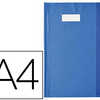 PROTEGE-CAHIER ELBA STYL'SMS P VC OPAQUE 12/100E SANS PHTALATES PORTE-ATIQUETTE ET ATIQUETTE A4 210X297MM BLEU