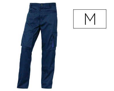 pantalon-travail-deltaplus-mac-h2-polyester-coton-245g-m2-7-poches-coloris-bleu-marine-bleu-roi-taille-m