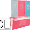 TRIEUR ELBA EXTENSIBLE PASTEL POLYPROPYLENE OPAQUE DL 260X132X25MM 8 POSITIONS COLORIS ASSORTIS