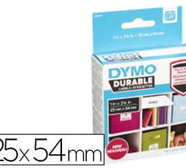 rouleau-atiquettes-dymo-label-writer-25x54mm-160-atiquettes-support-polypropylene-blanc