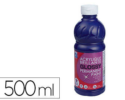 peinture-acrylique-lefranc-bou-rgeois-glossy-fluide-brillante-indalabile-multi-supports-bleu-outremer-flacon-500ml